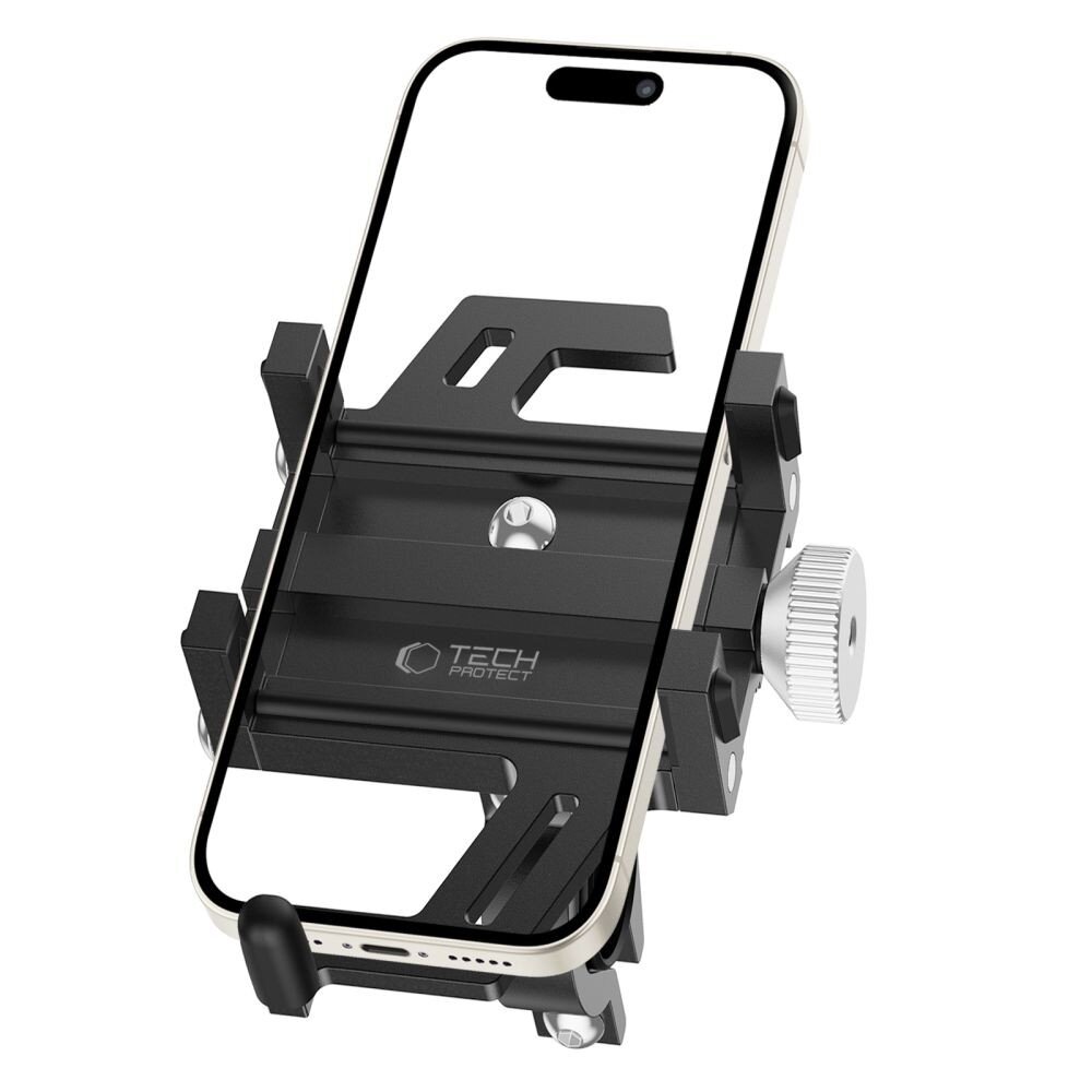Telefono laikiklis dviračiui Tech-Protect V1 Universal juodas Telefono laikiklis dviračiui Tech-Protect V1 Universal juodas