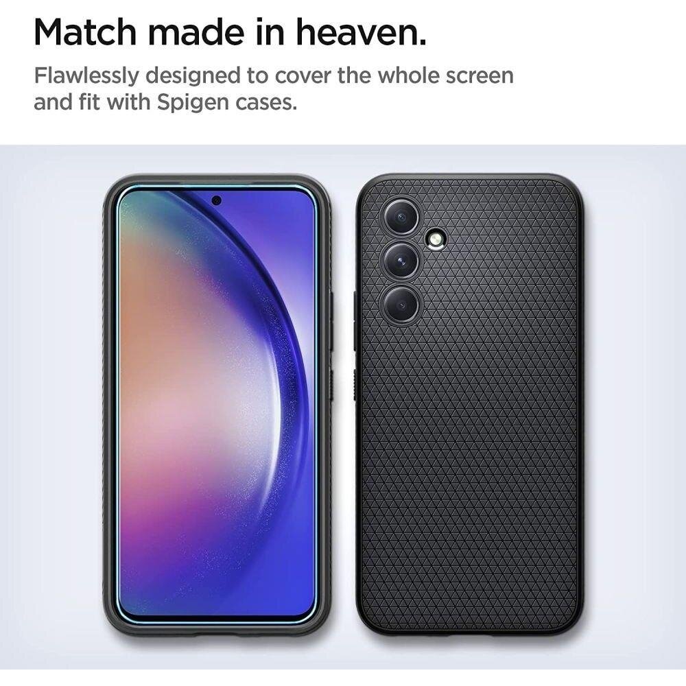 Ekrano apsauga Spigen ALM GLAS.TR 2-PACK SAMSUNG GALAXY A54 5G Skaidri 6 Ekrano apsauga Spigen ALM GLAS.TR 2-PACK SAMSUNG GALAXY A54 5G Skaidri 6