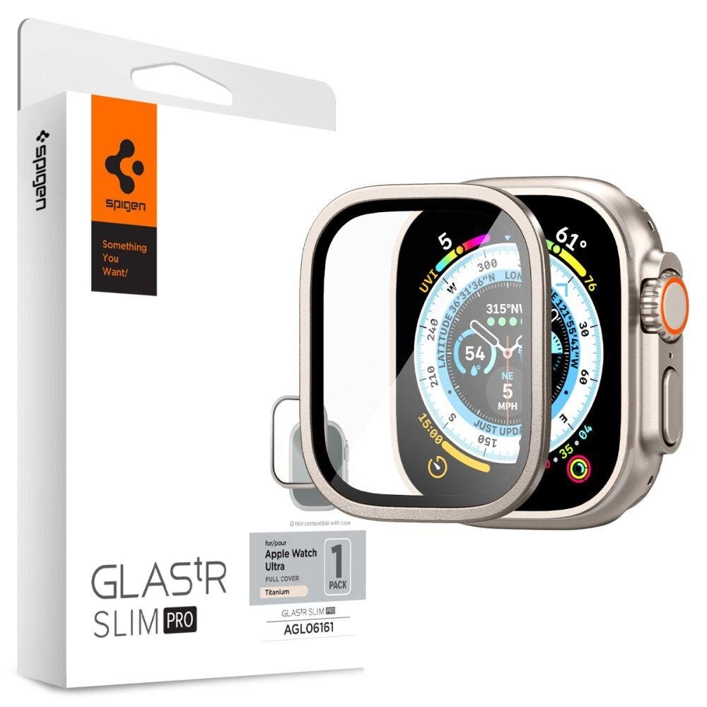 Ekrano apsauga Spigen GLAS.TR SLIM PRO Apple Watch ULTRA (49 MM) TITANIUM Ekrano apsauga Spigen GLAS.TR SLIM PRO Apple Watch ULTRA (49 MM) TITANIUM