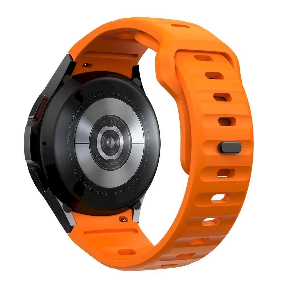 Tech-Protect Silicone Line Apyrankė Samsung Galaxy Watch 4 / 5 / 5 Pro / 6 / 7 / FE - Oranžinė 1 Tech-Protect Silicone Line Apyrankė Samsung Galaxy Watch 4 / 5 / 5 Pro / 6 / 7 / FE - Oranžinė 1