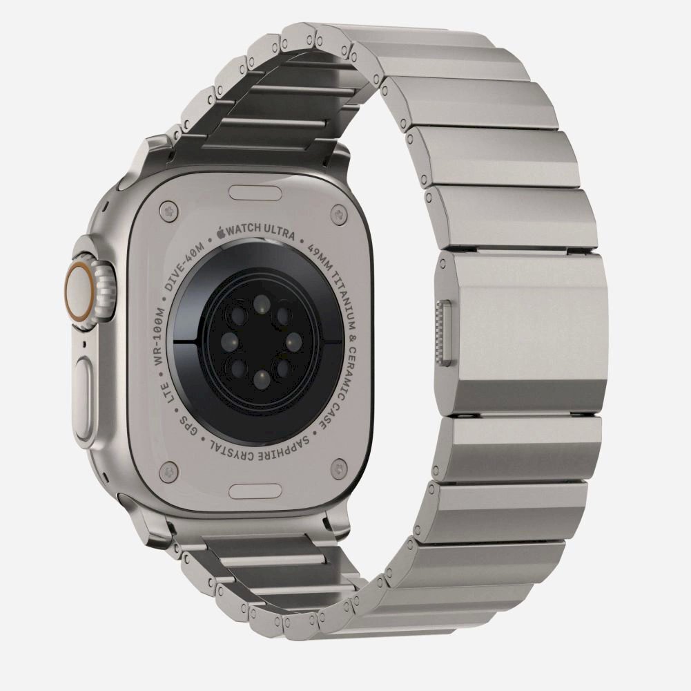 Akcija! Tech-Protect SteelBand Apyrankė Apple Watch 4 / 5 / 6 / 7 / 8 / 9 / SE / Ultra 1 / 2 (42/44/45/49 mm) - titanium 1 Akcija! Tech-Protect SteelBand Apyrankė Apple Watch 4 / 5 / 6 / 7 / 8 / 9 / SE / Ultra 1 / 2 (42/44/45/49 mm) - titanium 1