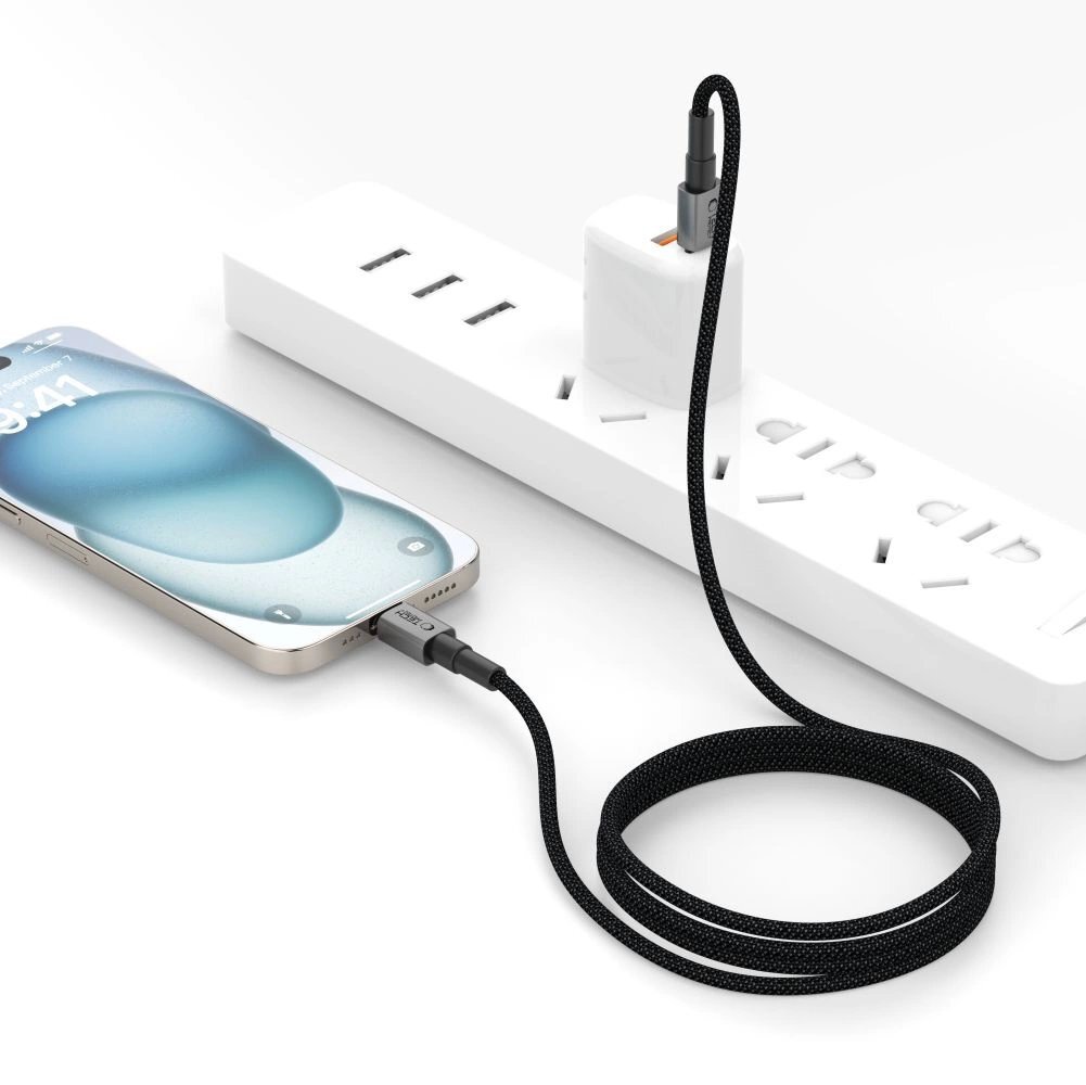 Krovimo laidas Tech-Protect UltraBoost DNA USB-C PD60W / 3A 50 cm – pilkas 4 Krovimo laidas Tech-Protect UltraBoost DNA USB-C PD60W / 3A 50 cm – pilkas 4