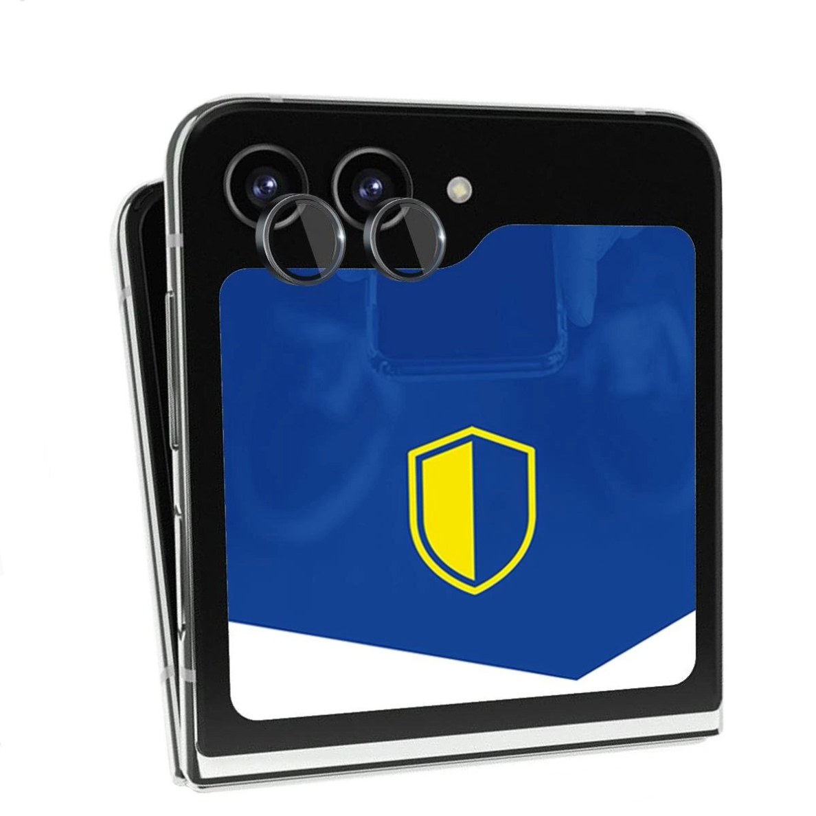 Samsung Galaxy Z Flip 6 3mk Lens Protection Pro kameros stiklas – juodas Samsung Galaxy Z Flip 6 3mk Lens Protection Pro kameros stiklas – juodas
