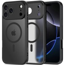 iPhone 17 Pro dėklas Tech-Protect BasicMag su MagSafe – matinės juodos spalvos