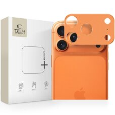 iPhone 17 Pro Max Tech-Protect Camalloy Fit+ kameros dangtelis – oranžinis