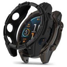 Garmin Fenix 8 47mm dėklas Tech-Protect Defense Air – juodas