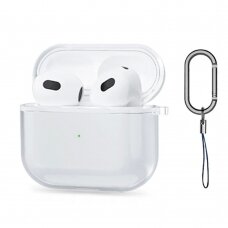 Tech-Protect FlexAir Dėklas Apple AirPods 3 - Permatomas