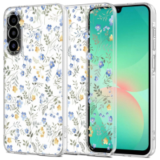 Samsung Galaxy A26 5G – Tech-Protect FlexAir dėklas - Gėlių raštas