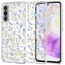 Tech-Protect FlexAir Dėklas skirtas Samsung Galaxy A36 5G - Daisies with Leaves