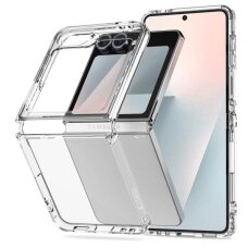 Samsung Galaxy Z Flip 6 / 7 FE dėklas Tech-Protect FlexAir Hybrid – skaidrus