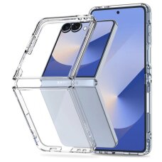 Samsung Galaxy Z Flip 7 dėklas Tech-Protect FlexAir Hybrid – skaidrus