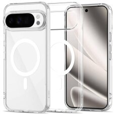 Google Pixel 10 Pro XL dėklas Tech-Protect FlexAir Hybrid su MagSafe – skaidrus