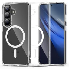 Samsung Galaxy S26 Tech-Protect FlexAir Hybrid MagSafe dėklas – skaidrus