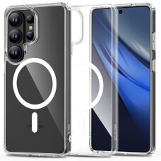 Samsung Galaxy S26 Ultra Tech-Protect FlexAir Hybrid MagSafe dėklas – skaidrus