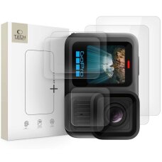 GoPro Hero 13 Tech-Protect Glass Fit+ grūdintas stiklas, 2 vnt. – skaidrus