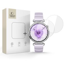 Huawei Watch GT 6 41mm Tech-Protect Glass Fit+ grūdintas stiklas (2 vnt.) – skaidrus Huawei Watch GT 6 41mm Tech-Protect Glass Fit+ grūdintas stiklas (2 vnt.) – skaidrus