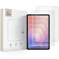 Samsung Galaxy Tab S11 11.0 Tech-Protect Glass Fit+ 2-pack grūdintas stiklas – skaidrus