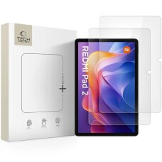 Xiaomi Redmi Pad 2 11.0 / SE 11.0 Tech-Protect Glass Fit+ 2-pack grūdintas stiklas – skaidrus