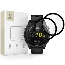 Garmin Forerunner 225 / 255 Music Tech-Protect Glass Flex+ hibridinis stiklas (2 vnt.) – juodas