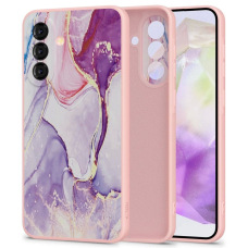 Tech-Protect Icon Dėklas skirtas Samsung Galaxy A36 5G - Marble - Rožinis