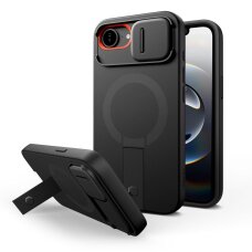 iPhone 16e dėklas Tech-Protect Kevlar Aura su MagSafe – juodas