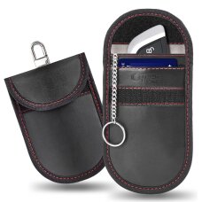 RFID dėklas Tech-Protect KLR100 – juodas ir raudonas
