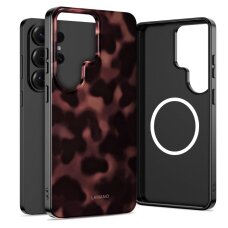 Samsung Galaxy S26 Ultra Tech-Protect Lamano MagSafe dėklas – rudas ir juodas