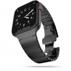 Tech-Protect LinkBand Apple Watch 4 / 5 / 6 / 7 / 8 / 9 / SE / Ultra 1 / 2 (42/44/45/49 mm) - Juodas