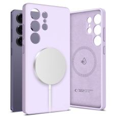 Tech-Protect Liquid Silikoninis MagSafe Dėklas skirtas Samsung Galaxy S25+ - Violetinis