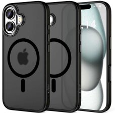 Akcija! Tech-Protect MagEdge MagSafe iPhone 16 Dėklas - permatomas