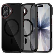 iPhone 17 Tech-Protect MagHybrid MagSafe dėklas – juodas / raudonas