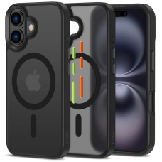iPhone 16 Tech-Protect MagMat Magsafe 3 dalių dėklas - matinės juodos