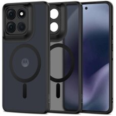 Motorola Moto G86 5G dėklas Tech-Protect MagMat su MagSafe – matinės juodos spalvos