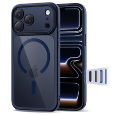 iPhone 17 Pro Max Tech-Protect MagPeak MagSafe CC dėklas – skaidriai tamsiai mėlynas iPhone 17 Pro Max Tech-Protect MagPeak MagSafe CC dėklas – skaidriai tamsiai mėlynas