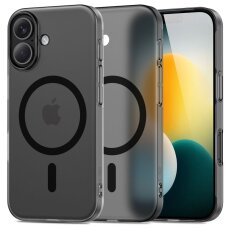 iPhone 17 dėklas Tech-Protect MagSlim su MagSafe – matinės juodos spalvos