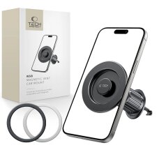 Automobilinis laikiklis Tech-Protect N58 magnetinis su MagSafe vėdinimo angai – juodas