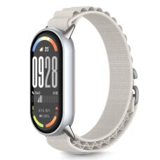 Xiaomi Smart Band 8 / 9 / 10 / NFC Tech-Protect Nylon Pro nailoninis dirželis – smėlinis