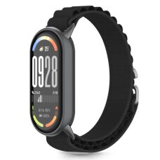 Xiaomi Smart Band 8 / 9 / 10 / NFC Tech-Protect Nylon Pro nailoninis dirželis – juodas