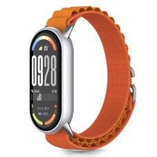 Xiaomi Smart Band 8 / 9 / 10 / NFC Tech-Protect Nylon Pro nailoninis dirželis – oranžinis