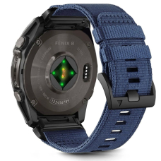 Garmin Fenix 5 / 6 / 6 PRO / 7 / 8 (47 mm) / E Tech-Protect Nailoninis dirželis – mėlynas