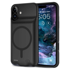 iPhone 16 Tech-Protect PowerCase MagSafe dėklas su 7000mAh Powerbank – juodas