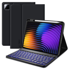 Xiaomi Pad 7 / 7 Pro – Tech-Protect SC Pen + Keyboard dėklas - Juodas