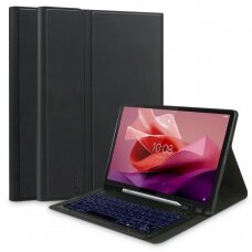 Lenovo Tab P12 12.7 TB-370 Tech-Protect SC Pen + Keyboard dėklas su klaviatūra – juodas