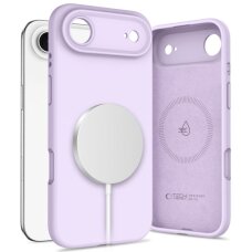 iPhone 17 Air dėklas Tech-Protect Silicone MagSafe – violetinis