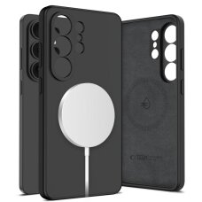 Samsung Galaxy S26 Ultra Tech-Protect Silicone MagSafe dėklas – juodas