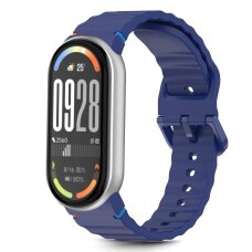 Xiaomi Smart Band 8 / 9 / 10 / NFC Tech-Protect Silicone Sport silikoninis dirželis – mėlynas