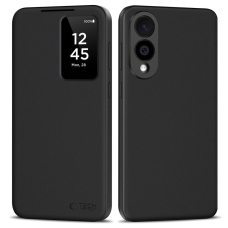 Samsung Galaxy S25 Edge – Tech-Protect Smart Wallet dėklas - Matinis juodas