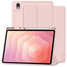 Samsung Galaxy Tab S11 11.0 X730 / X736 Tech-Protect SmartCase Pen dėklas – rožinis