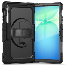 Samsung Galaxy Tab S10 FE+ Tech-Protect Solid dėklas - juodas