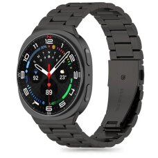 Samsung Galaxy Watch 40/44/46 mm Tech-Protect Stainless Steel plieninis dirželis – juodas